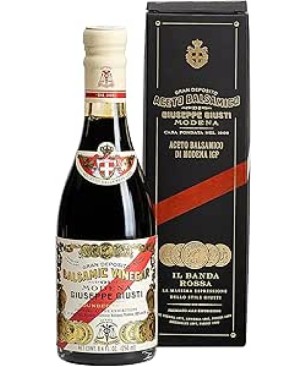 Aceto Balsamico di Modena Banda Rossa 5 Medaglia Giusti 0,250 lt.