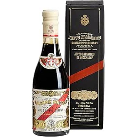 Aceto Balsamico di Modena Banda Rossa 5 Medaglia Giusti 0,250 lt.