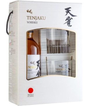 Box Whisky Tenjaku Kit 2 Bicchieri 0,70 lt.