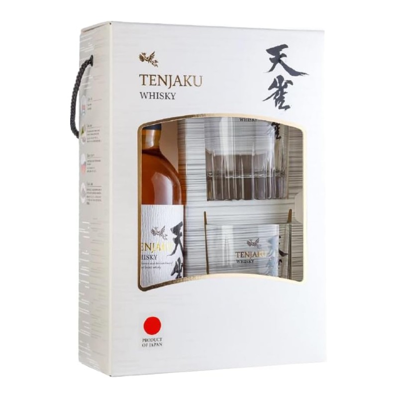 Box Whisky Tenjaku Kit 2 Bicchieri 0,70 lt.