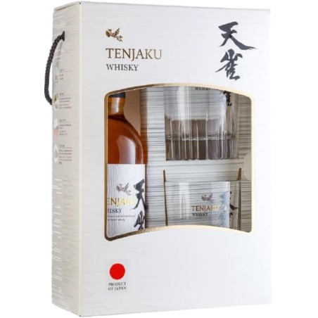 Box Whisky Tenjaku Kit 2 Bicchieri 0,70 lt.
