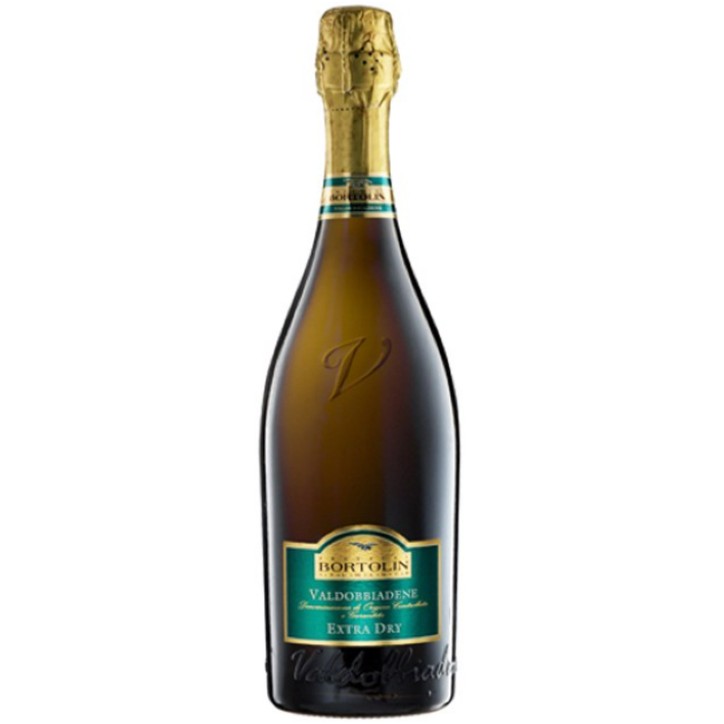 Prosecco Valdobbiadene Extra Dry Bortolin 0,75 lt.