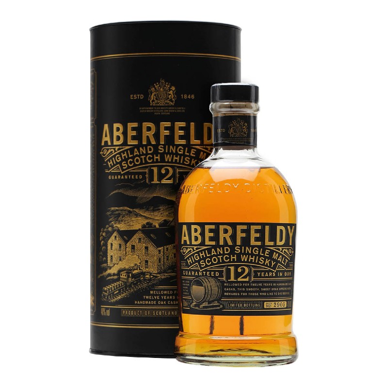 Whisky Aberfeldy 12 Years 0,70 lt.