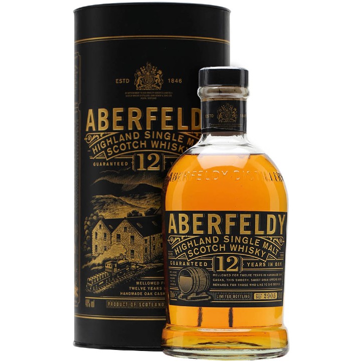 Whisky Aberfeldy 12 Years 0,70 lt.