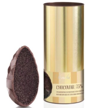 Uovo Chocoviar Stracciatella in Cilindro Metallo Venchi 390 Gr.