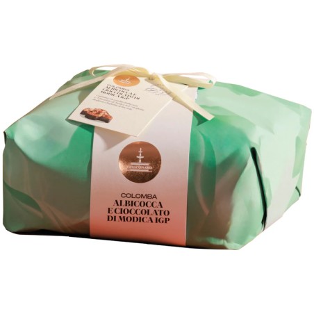 Colomba Albicocca e Cioccolato di Modica Fiasconaro 1 Kg .