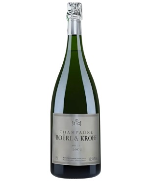 Champagne Brut Millesime Boerl & Kroff 2002 1,5 lt. Magnum Cofanetto