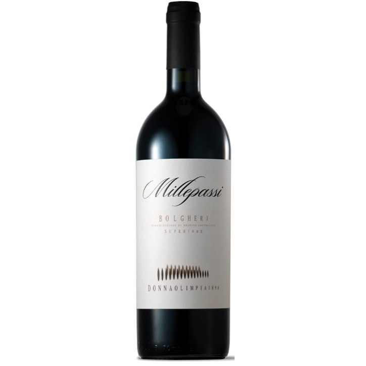 Bolgheri Superiore Millepassi Donna Olimpia 2015 0,75 lt. Bolgheri Superiore Millepassi Donna Olimpia 2015 0,75 lt.