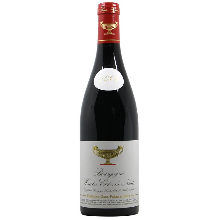 Bourbogne Rouge Hautes Cote Nuits Gros Frère 2021 0,75 lt.