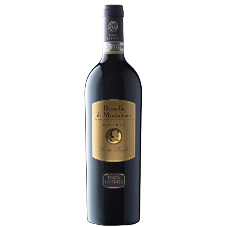 Brunello di Montalcino Riserva Le Due Sorelle Tenuta La Fuga 2011 0,75 lt. Brunello di Montalcino Riserva Le Due Sorelle Tenuta La Fuga 2011 0,75 lt.