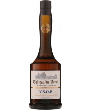 Calvados Pays d\'Auge Chateau de Breuil V.S.O.P. 0,70 lt.
