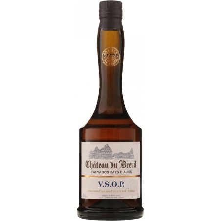 Calvados Pays d\'Auge Chateau de Breuil V.S.O.P. 0,70 lt.