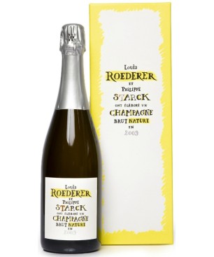Champagne Brut Nature Philippe Starck Louis Roederer 2015 0,75 lt.
