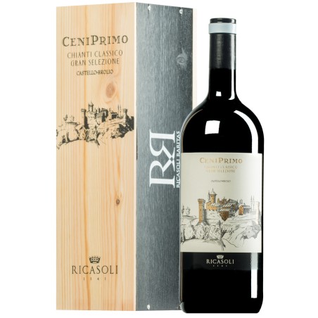 Chianti Classico Gran Selezione Ceniprimo Ricasoli 2018 1,5 lt. Magnum Legno