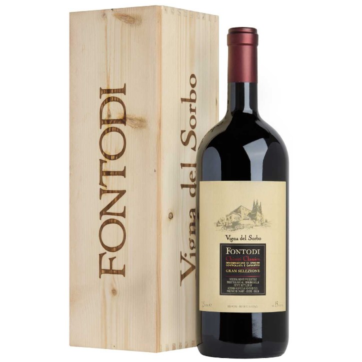 Chianti Classico Gran Selezione Vigna del Sorbo Fontodi 2020 1,5 lt. Magnum Legno Chianti Classico Gran Selezione Vigna del Sorbo Fontodi 2020 1,5 lt. Magnum Legno