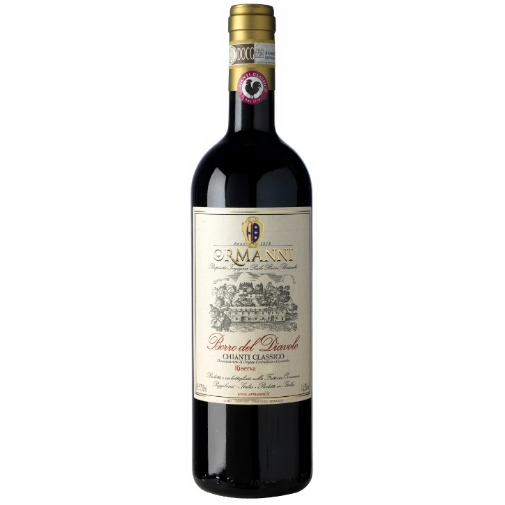 Chianti Classico Riserva Borro del Diavolo Ormanni 2019 0,75 lt. Chianti Classico Riserva Borro del Diavolo Ormanni 2019 0,75 lt.