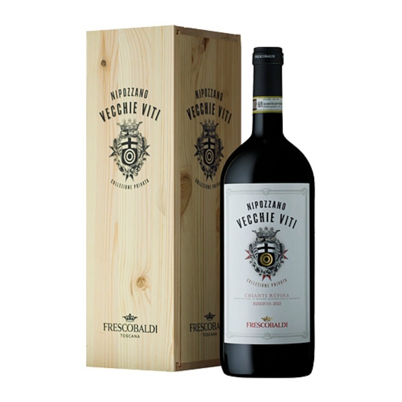 Chianti Rùfina Riserva Nipozzano vecchie Viti Frescobaldi 2016 1,5 lt. Magnum Legno