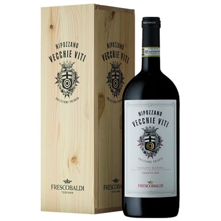 Chianti Rùfina Riserva Nipozzano vecchie Viti Frescobaldi 2016 1,5 lt. Magnum Legno