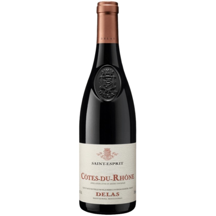 Cotes du Rhone Rouge Delas 2023 0,75 lt. Cotes du Rhone Rouge Delas 2023 0,75 lt.