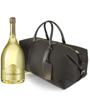 Franciacorta Cuvee Prestige Extra Brut Ca\' del Bosco 3 lt. Jeroboam Borsa Pelle