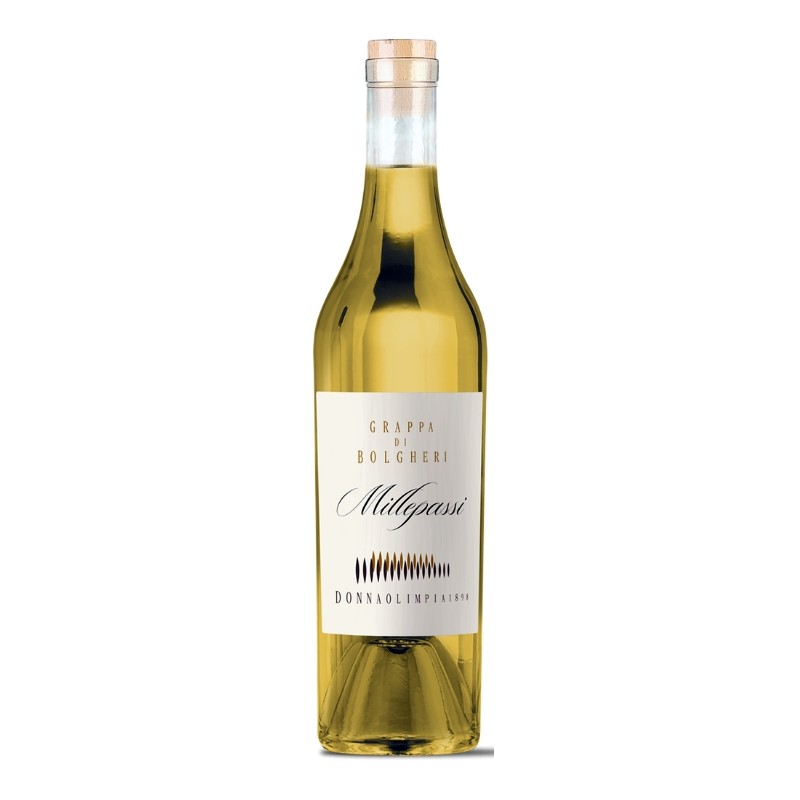 Grappa di Bolgheri Millepassi Donna Olimpia 0,50 lt.