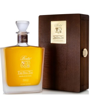 Grappa Tre Soli Tre Berta 2015 0,70 lt. Legno