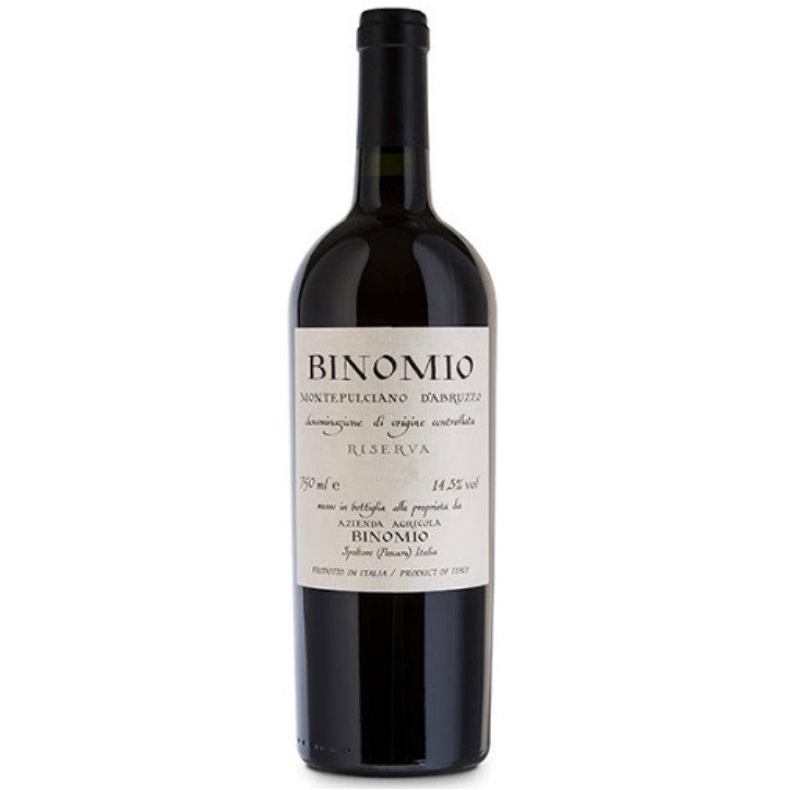 Montepulciano d'Abruzzo Riserva Binomio La Valentina 2019 0,75 lt. Montepulciano d'Abruzzo Riserva Binomio La Valentina 2019 0,75 lt.
