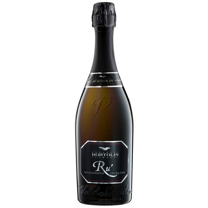 Prosecco Valdobbiadene Millesimato Extra Dry Rù F.lli Bortolin 2022 0,75 lt.