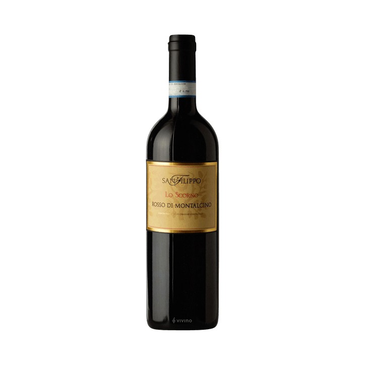 Rosso di Montalcino Lo Scorno San Filippo 2019 0,75 lt. Rosso di Montalcino Lo Scorno San Filippo 2019 0,75 lt.
