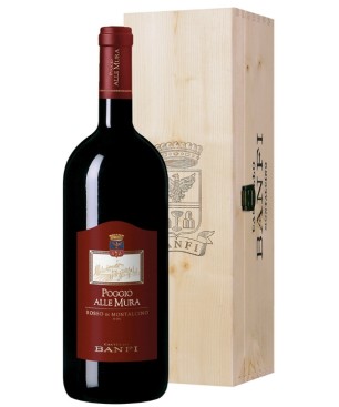 Rosso di Montalcino Poggio alle Mura Banfi 2017 1,5 lt. Magnum Legno