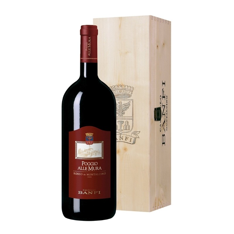 Rosso di Montalcino Poggio alle Mura Banfi 2017 1,5 lt. Magnum Legno