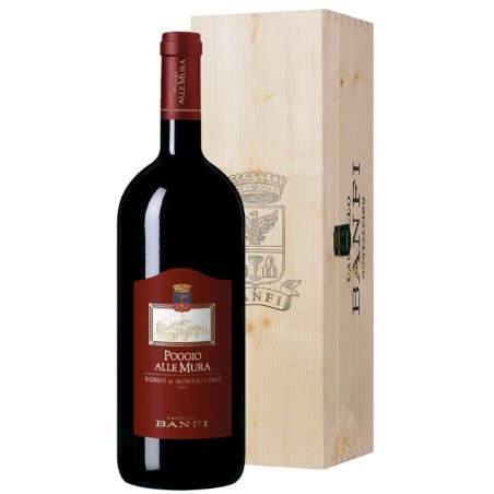 Rosso di Montalcino Poggio alle Mura Banfi 2017 1,5 lt. Magnum Legno