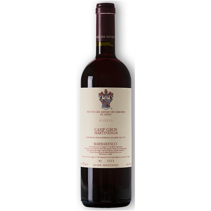 Barbaresco Riserva Martinenga Camp Gros Tenute Cisa Asinari dei Marchesi di Gresy 2016 0,75 lt. Barbaresco Riserva Martinenga Camp Gros Tenute Cisa Asinari dei Marchesi di Gresy 2016 0,75 lt.
