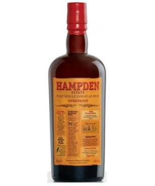 Rum Overproof Hampden 0,70 lt.