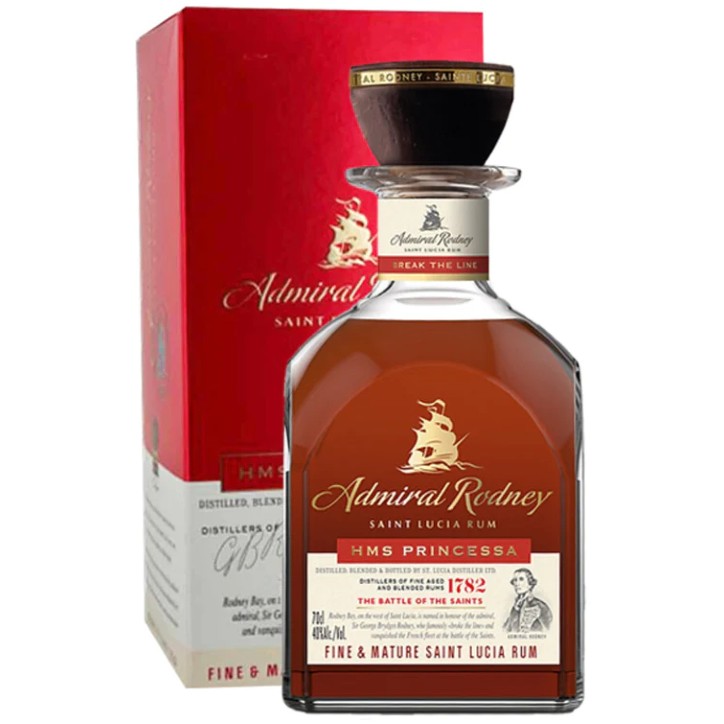 Rum Princessa Admiral Rodney 0,70 lt.