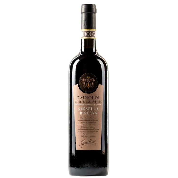Sassella Riserva Valtellina Superiore Rainoldi 2013 0,75 lt. Sassella Riserva Valtellina Superiore Rainoldi 2013 0,75 lt.