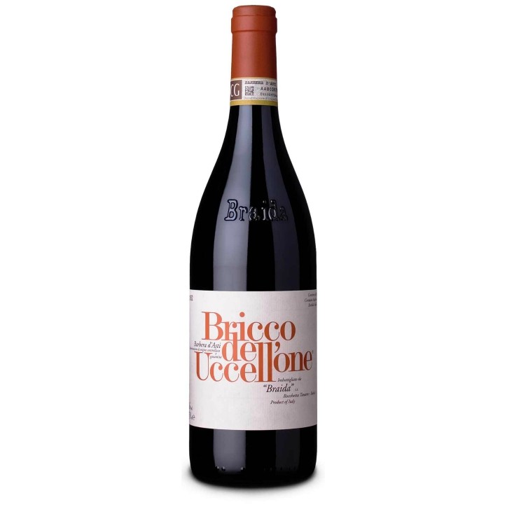 Barbera d'Asti Bricco dell'Uccellone Braida 2018 0,75 lt. Barbera d'Asti Bricco dell'Uccellone Braida 2018 0,75 lt.